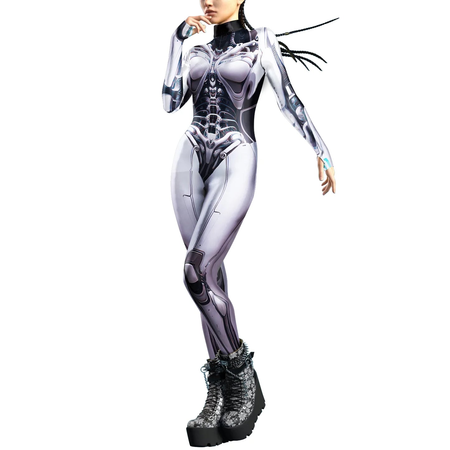 Bellanica - Robot Punk Women's Halloween Catsuit