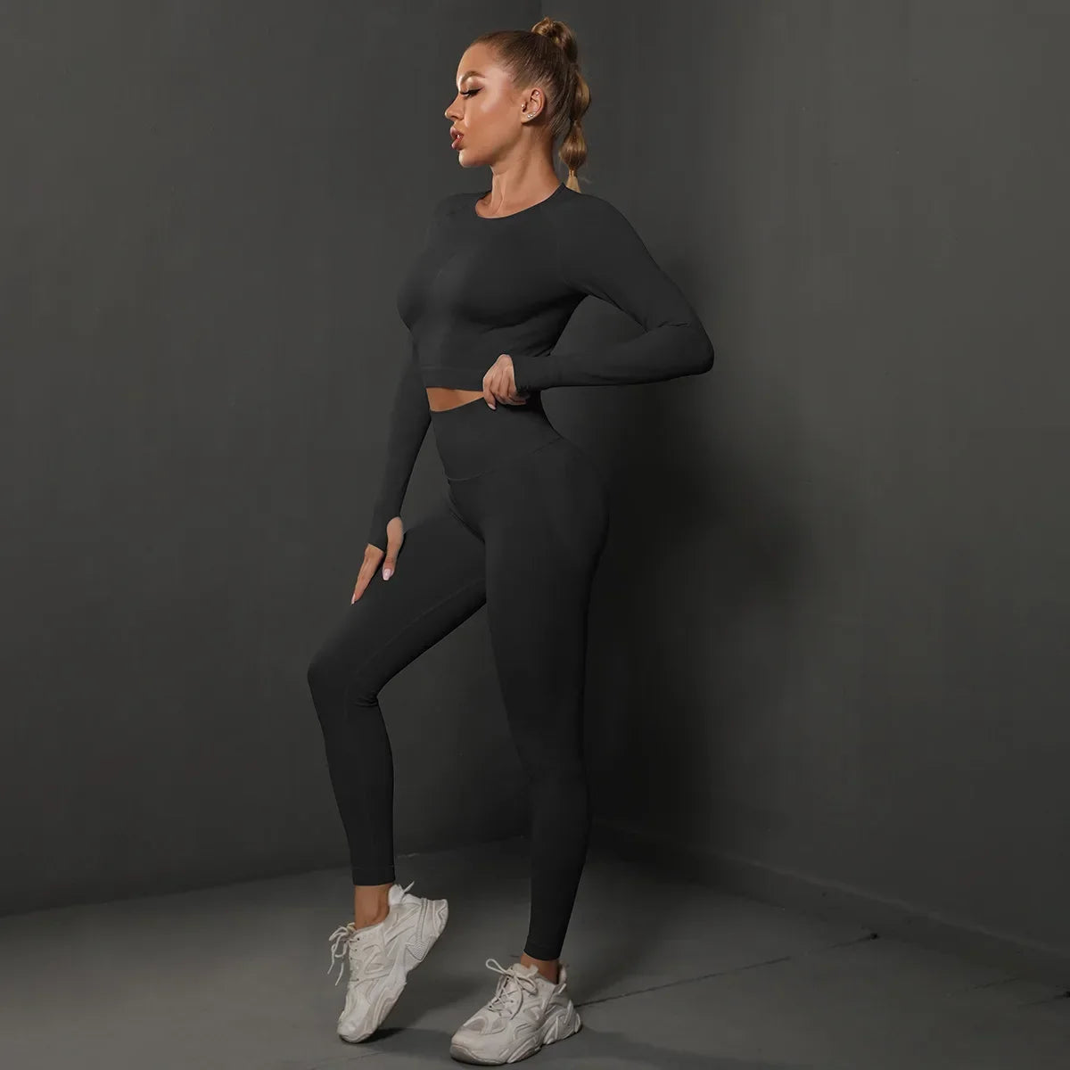 Bellanica - Seamless High-Waist Hip-Lift Set