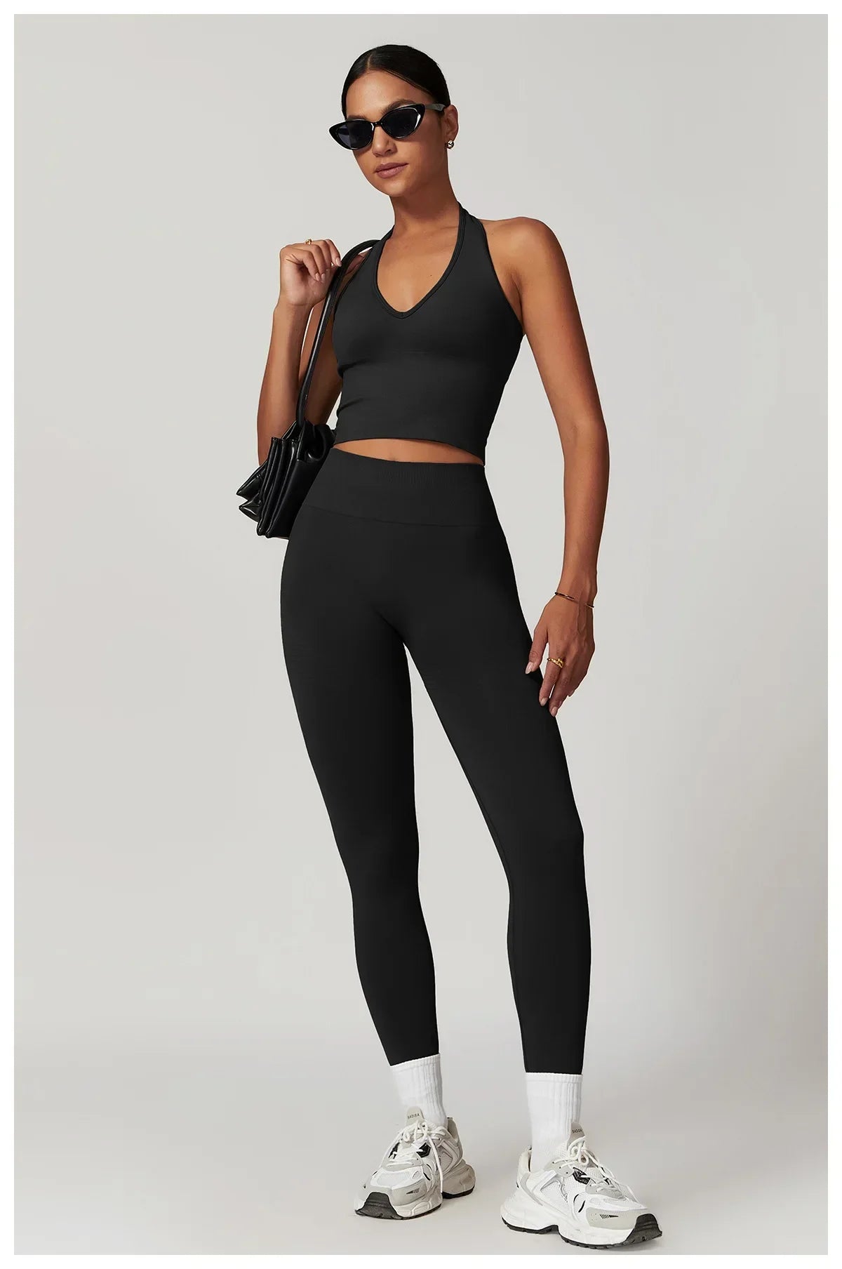 Bellanica - Seamless Ribbed 2-Piece Yoga Set