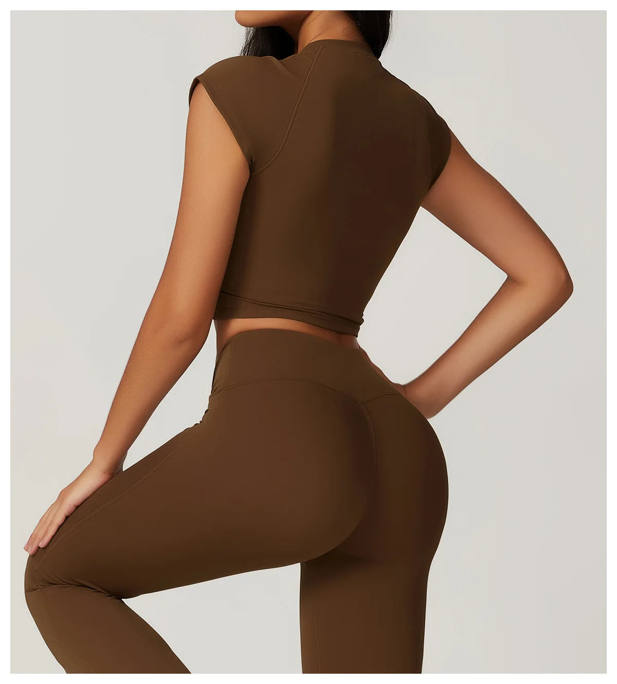 Bellanica - 2-Piece Crop Top Leggings Set