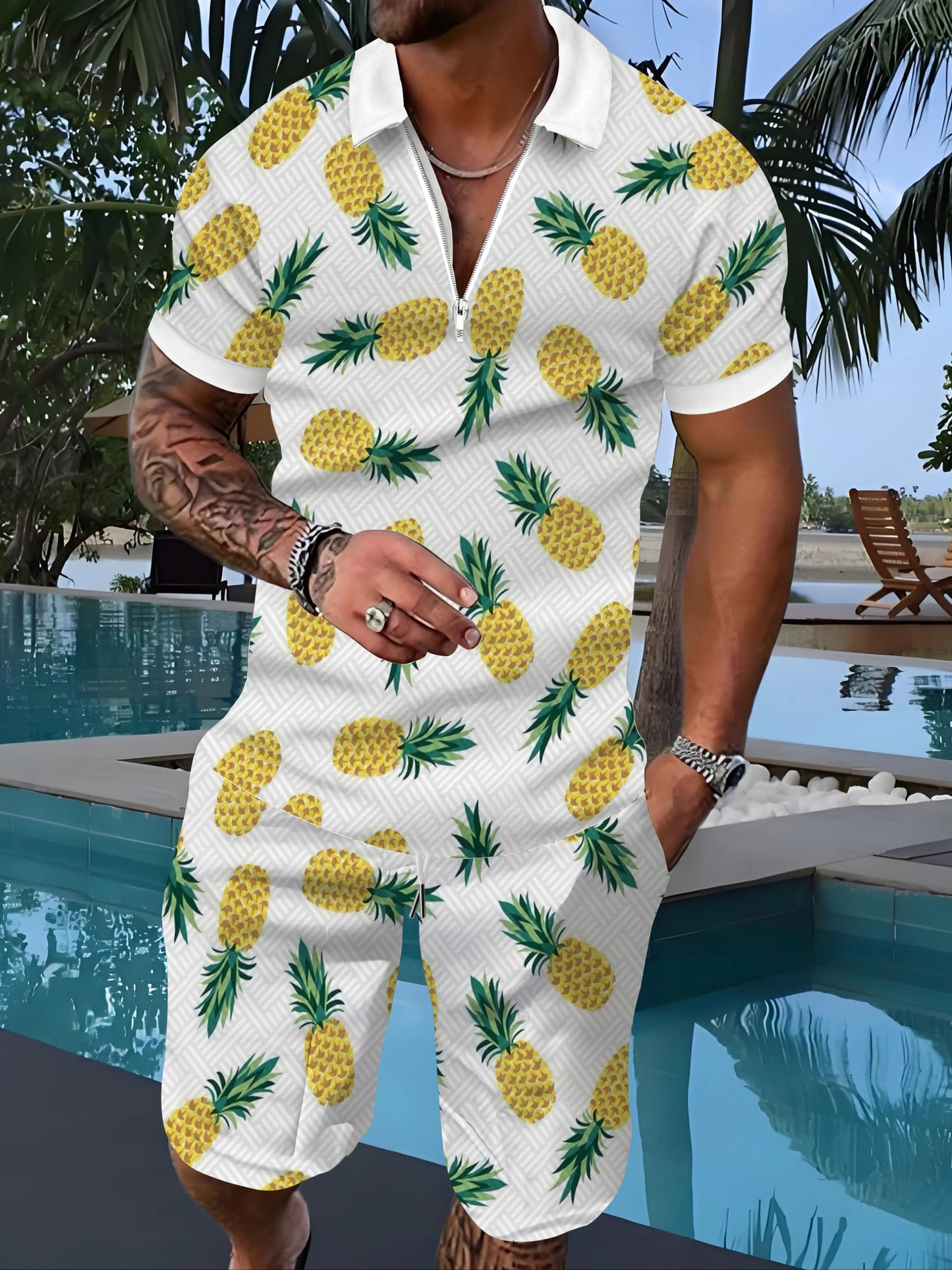 Bellanica - Pineapple Coconut Tree Men's Set