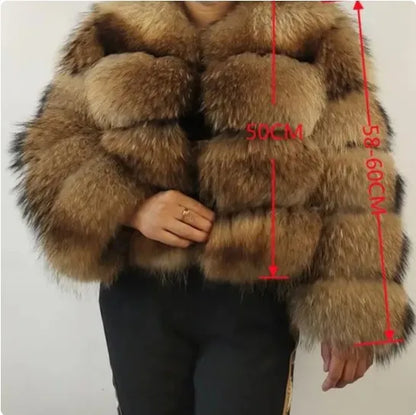 Bellanica - Raccoon Fur Jacket Autumn Winter