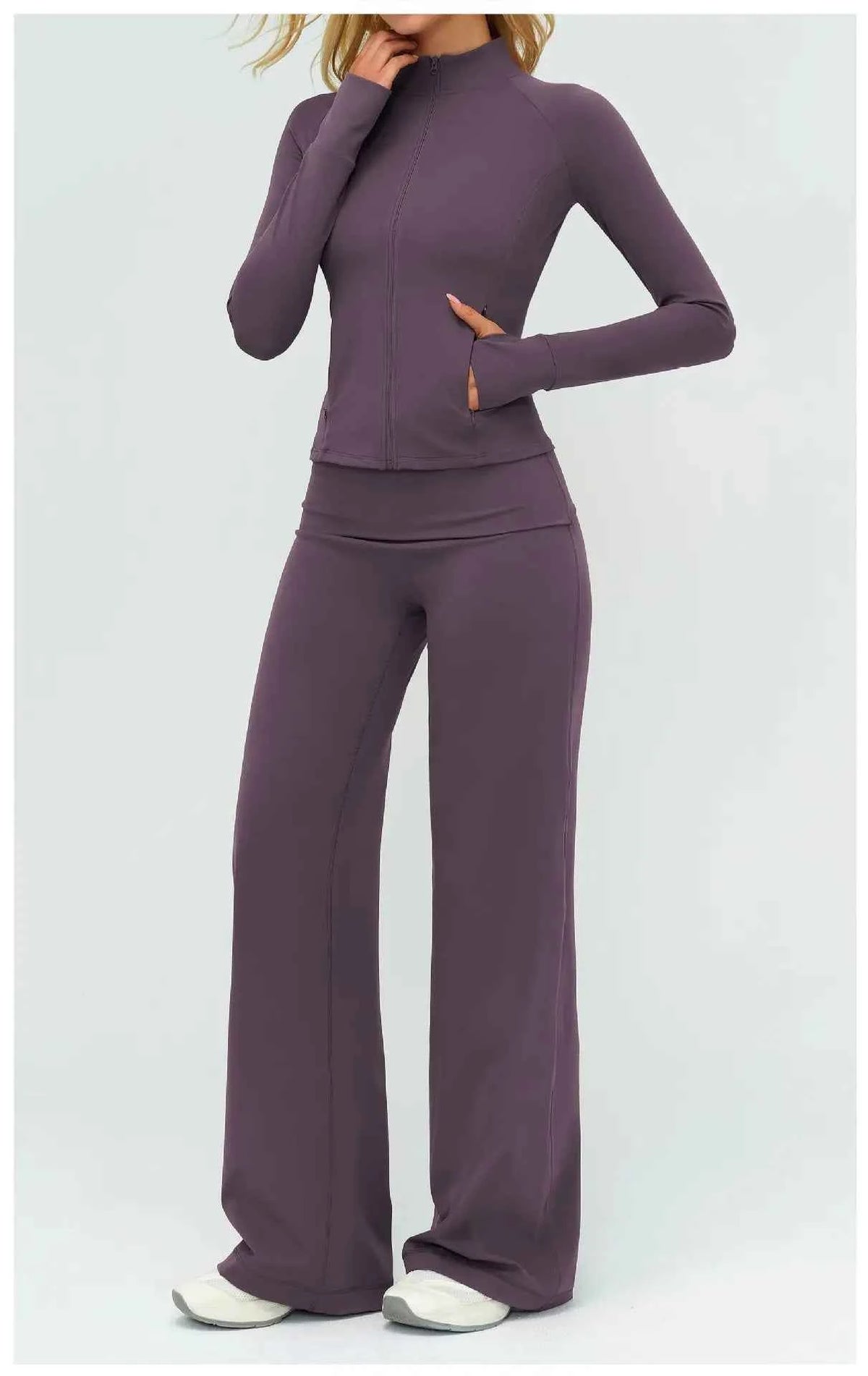 Womens Casual Yoga Tracksuit Set