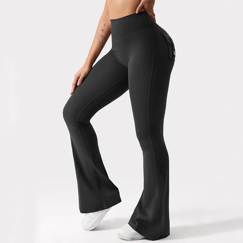 Bellanica - Stretch-Yogahose mit weitem Bein für Damen 