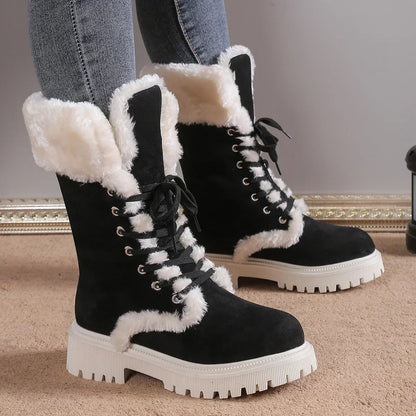 Bellanica - Plush faux snow boots