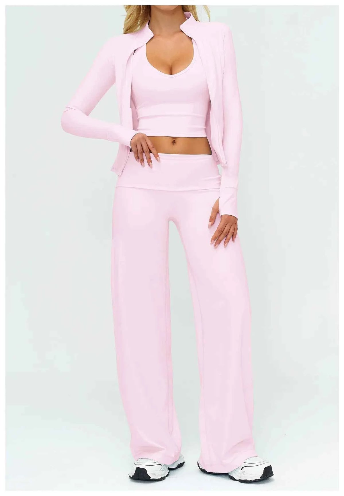 Womens Casual Yoga Tracksuit Set