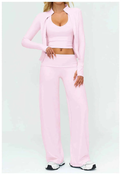 Womens Casual Yoga Tracksuit Set