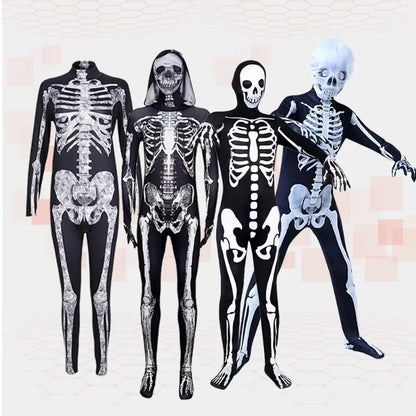 Bellanica - Skeleton Jumpsuit Costume for Halloween