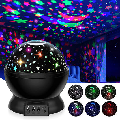 Bellanica - Starry Sky Rotating Night Light