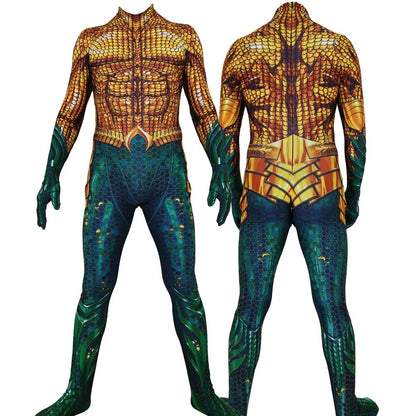 Bellanica - Halloween Aquaman Superhero Adult Costume