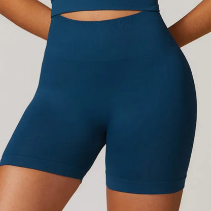 Bellanica - Seamless high-waist push-up shorts