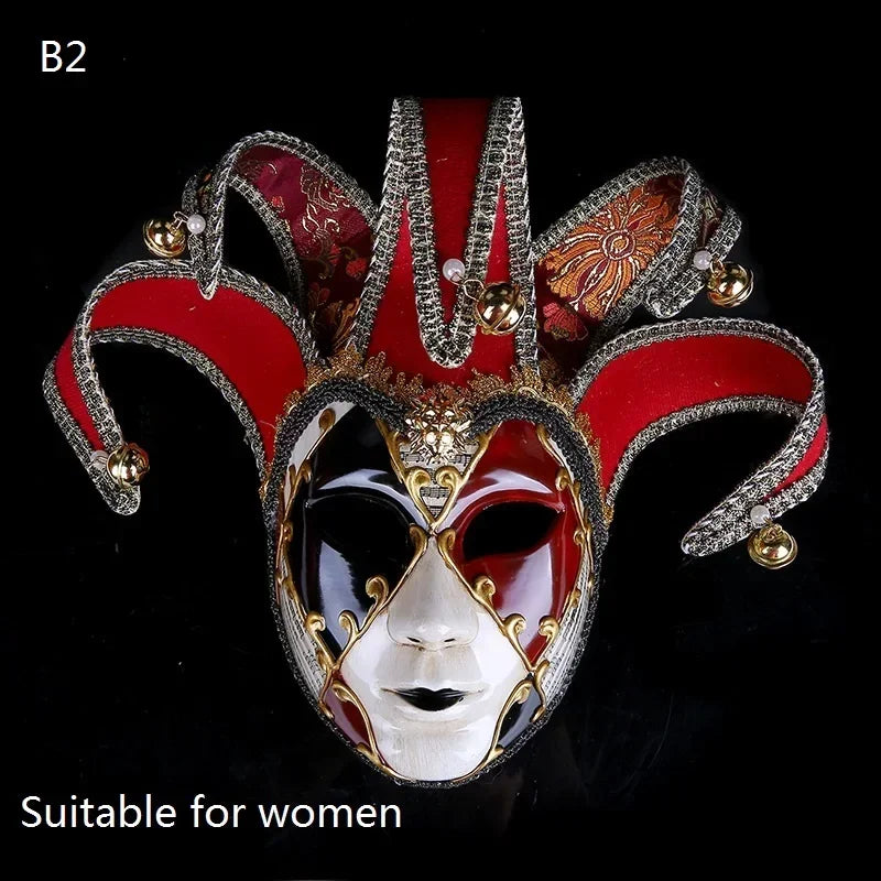 Bellanica - Joker Venetian Masquerade Party Mask