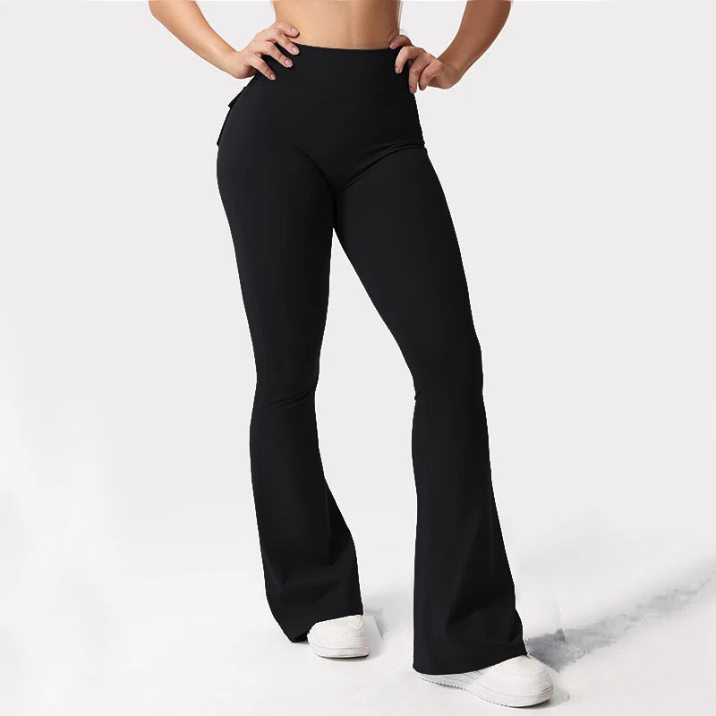 Bellanica - Stretch-Yogahose mit weitem Bein für Damen 