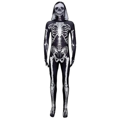 Bellanica - Skeleton Jumpsuit Costume for Halloween