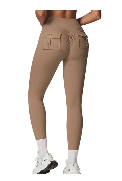 Bellanica - Women Wide-Leg Stretch Yoga Pants with Back Pockets