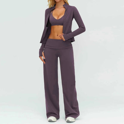 Womens Casual Yoga Tracksuit Set