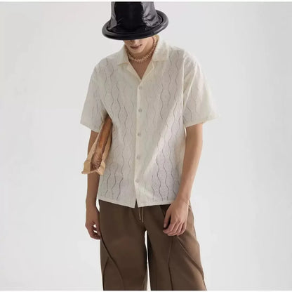 Bellanica - Retro Japanese Style Men's Summer Shirt