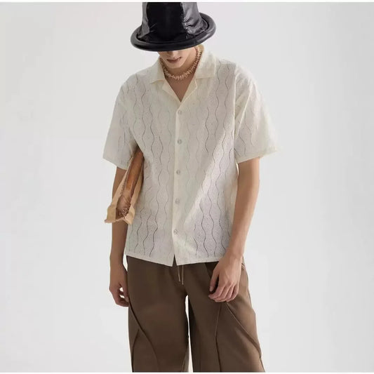 Bellanica - Retro Japanese Style Men's Summer Shirt