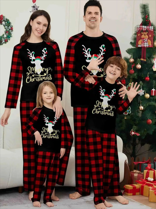 Bellanica - Elk Plaid Family Pajamas