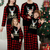 Elk Plaid Family Pajamas