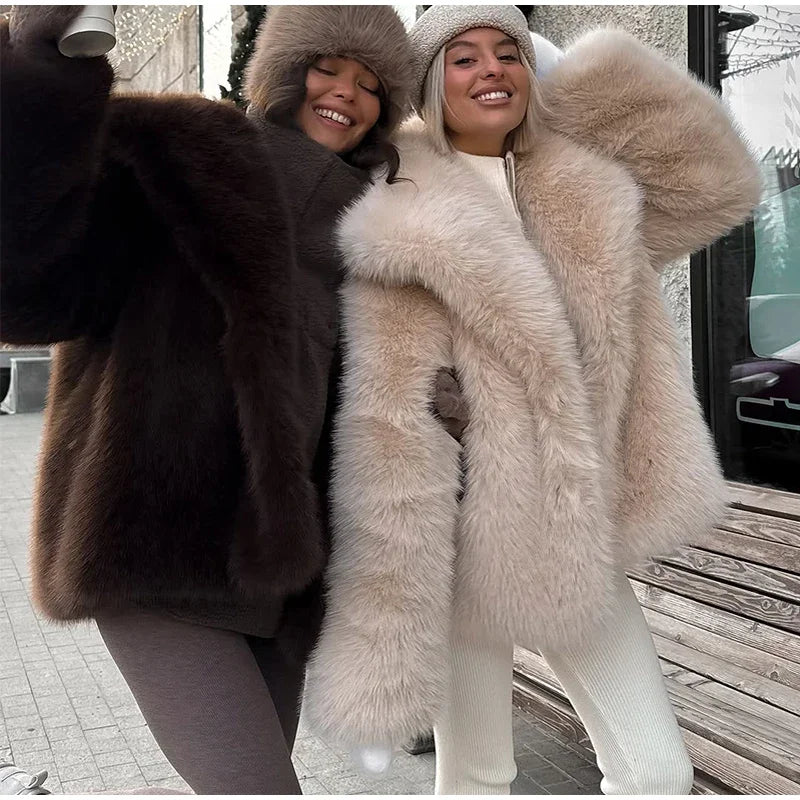 Bellanica - Autumn Winter Luxury Lady Outwears