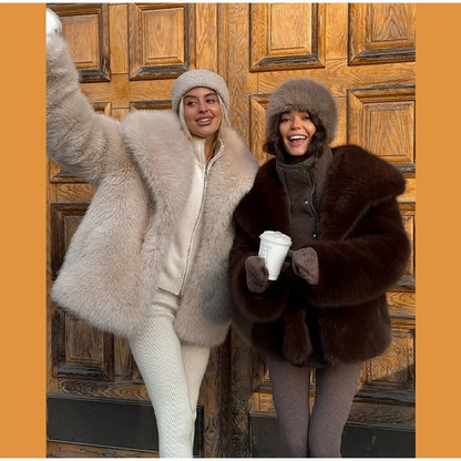 Bellanica - Autumn Winter Luxury Lady Outwears