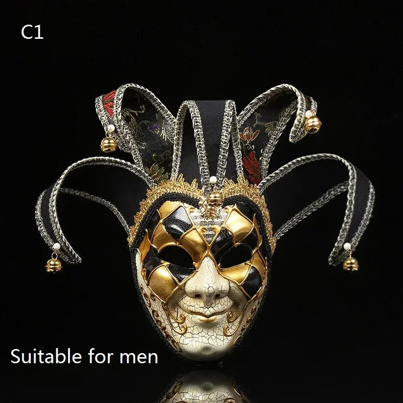 Bellanica - Joker Venetian Masquerade Party Mask