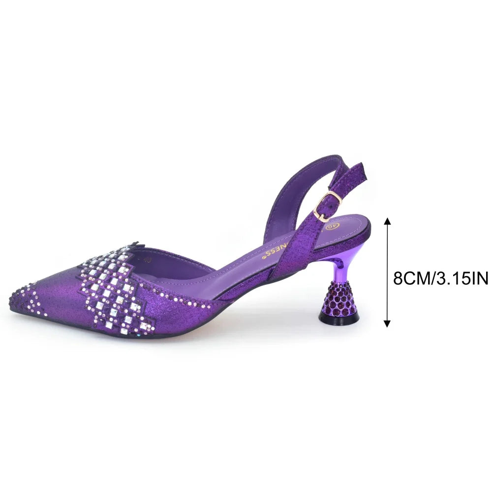 Women's Shoes and Matching Bag Set