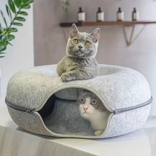 Bellanica - Detachable Felt Cat Tunnel Bed