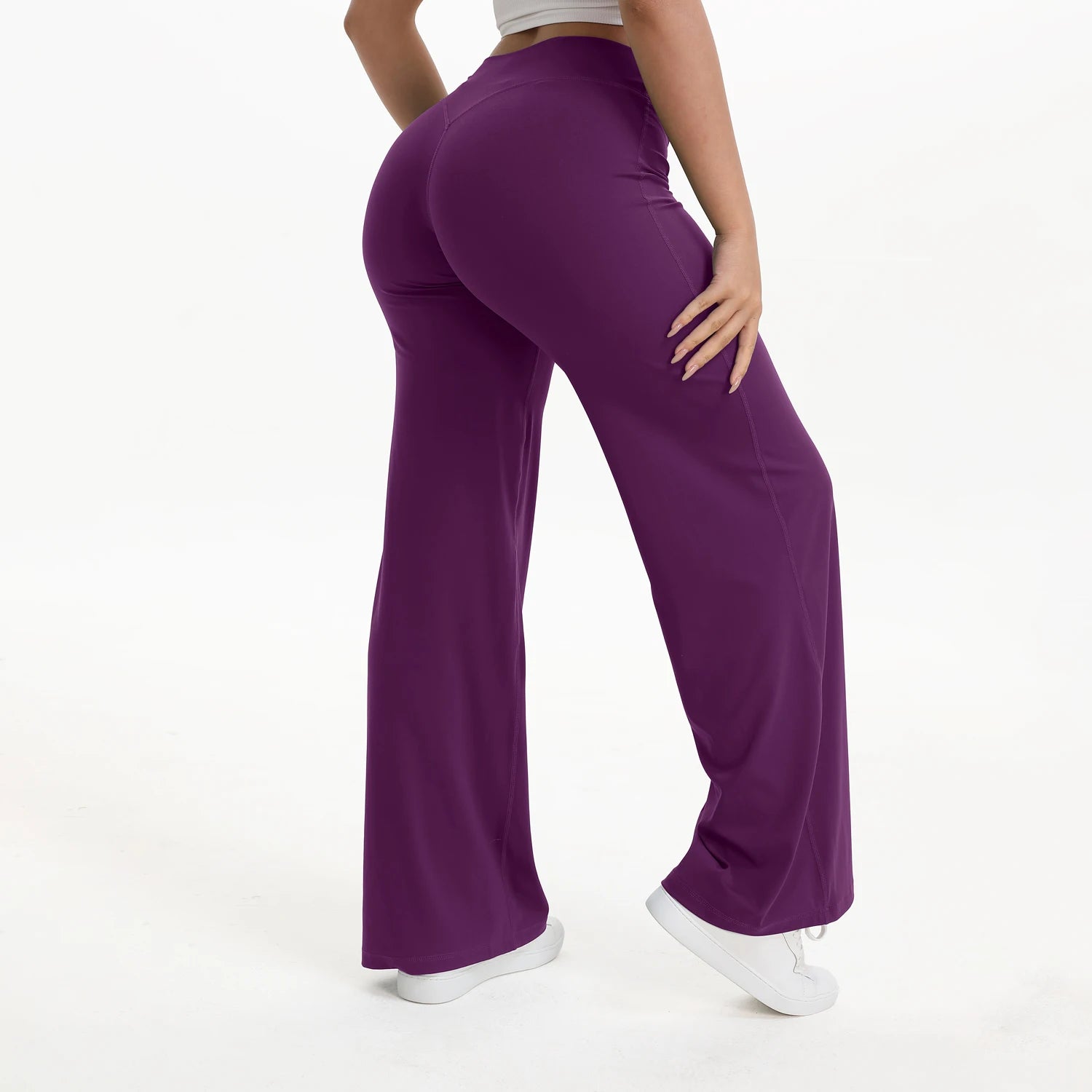 Mid-waist soft yoga gym leggings - Bellanica