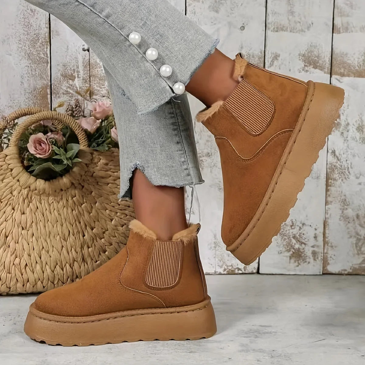 Bellanica - Suede plush warm boots