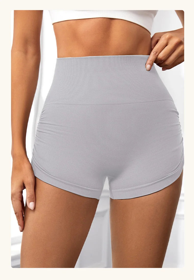 Bellanica - Seamless high-waist scrunch shorts