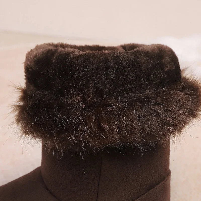 Bellanica - Plush faux fur boots