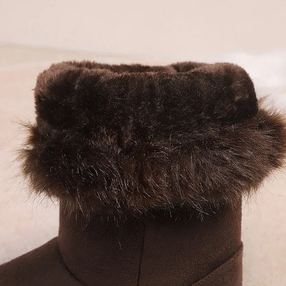 Bellanica - Plush faux fur boots