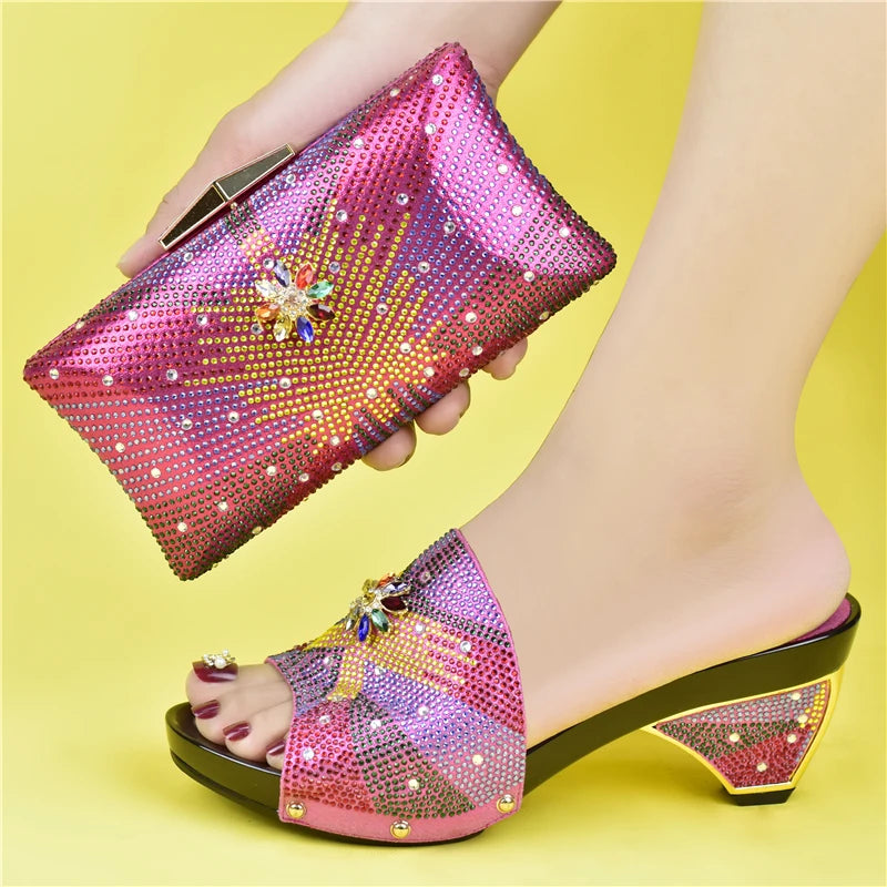 African Shoe-Bag Set