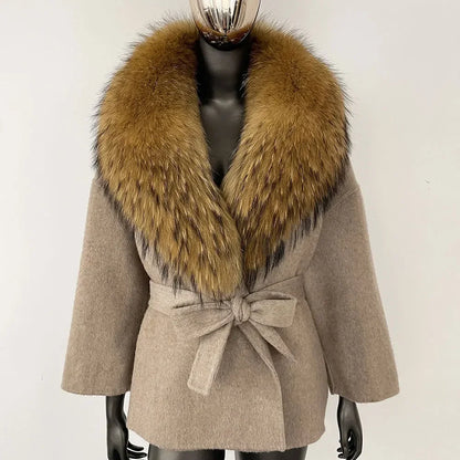 Bellanica - Women’s Raccoon Fox Coat
