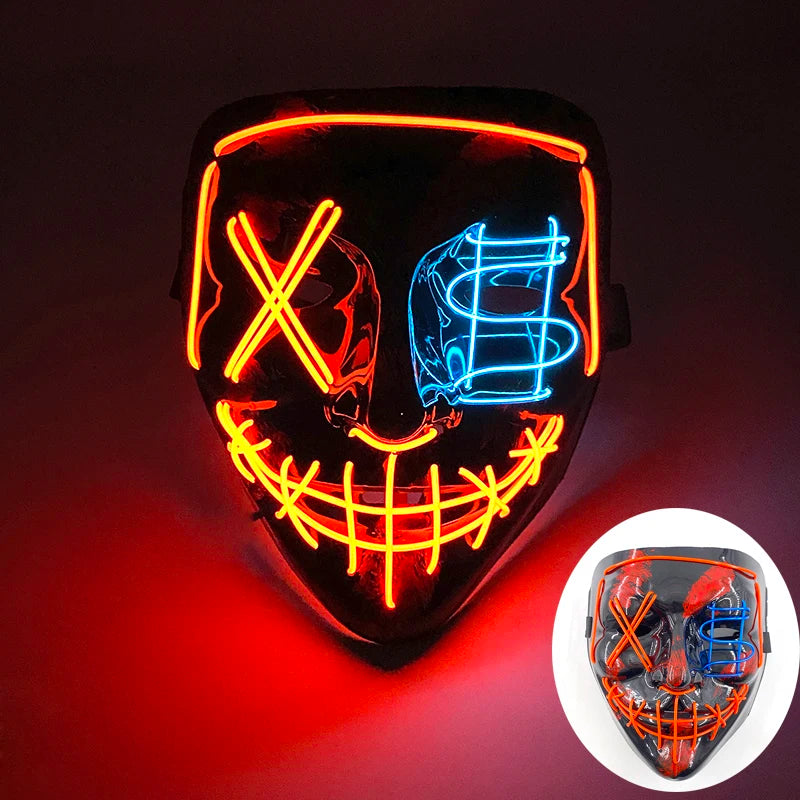 Bellanica - Glowing LED Purge Mask Headgear