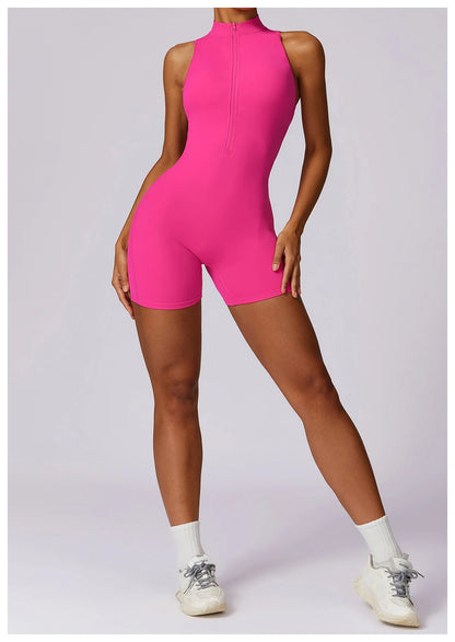 Bellanica - Seamless One-Piece Workout Jumpsuit Set
