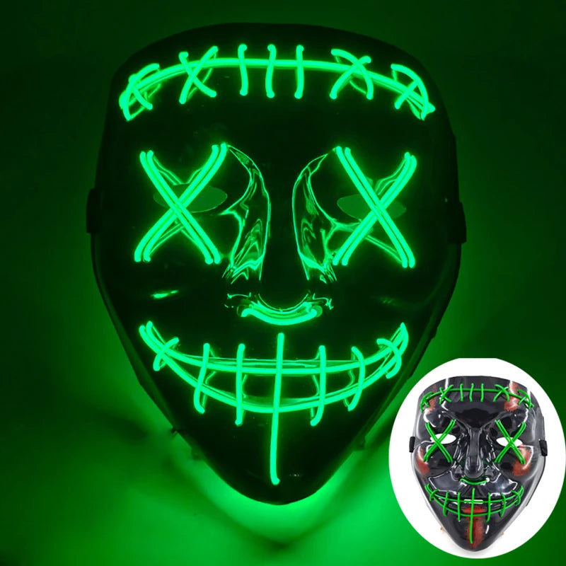 Bellanica - Glowing LED Purge Mask Headgear