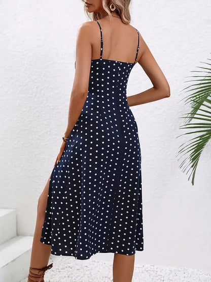 Bellanica - Boho Floral Spaghetti Strap Dress