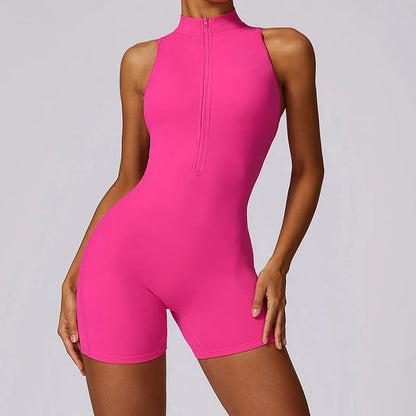Bellanica - Seamless One-Piece Workout Jumpsuit Set