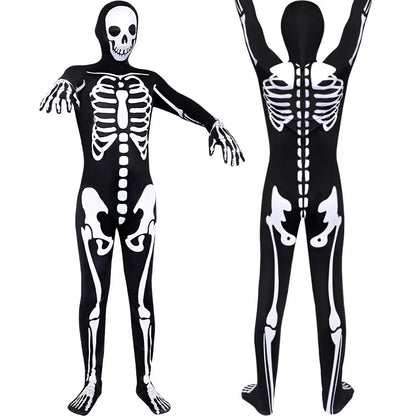 Bellanica - Skeleton Jumpsuit Costume for Halloween