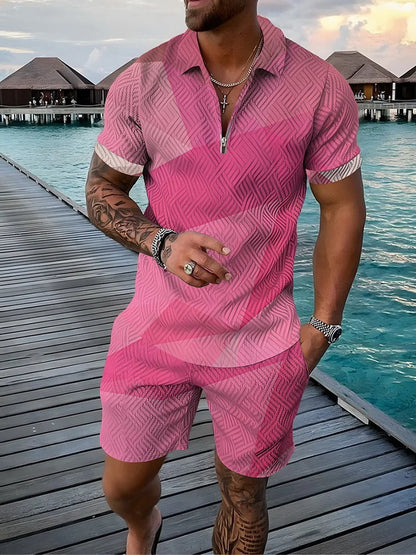 Bellanica - 3D Geometric Print Men's Set