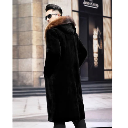 Bellanica - Men's long fur coat Winter  jacket