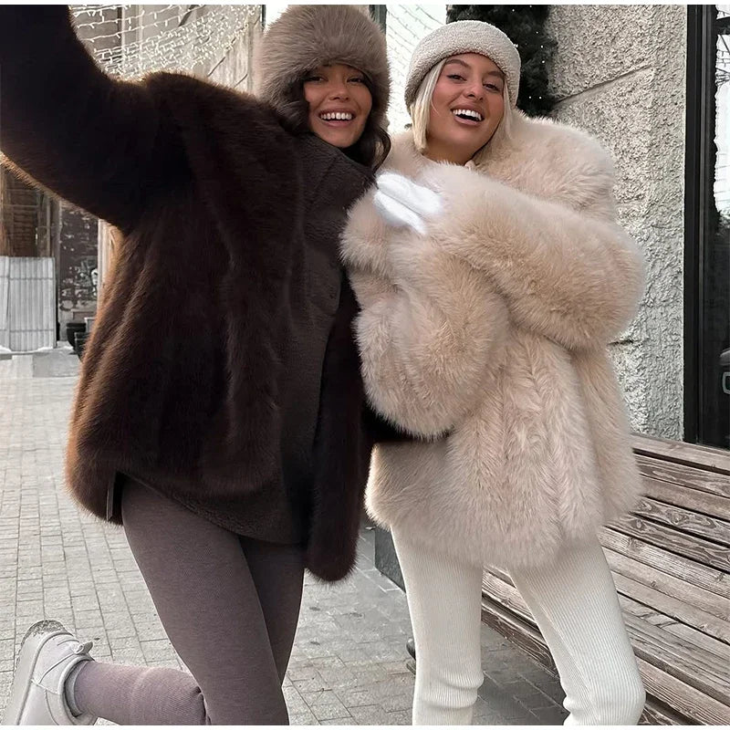 Bellanica - Autumn Winter Luxury Lady Outwears