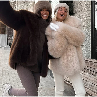 Bellanica - Autumn Winter Luxury Lady Outwears