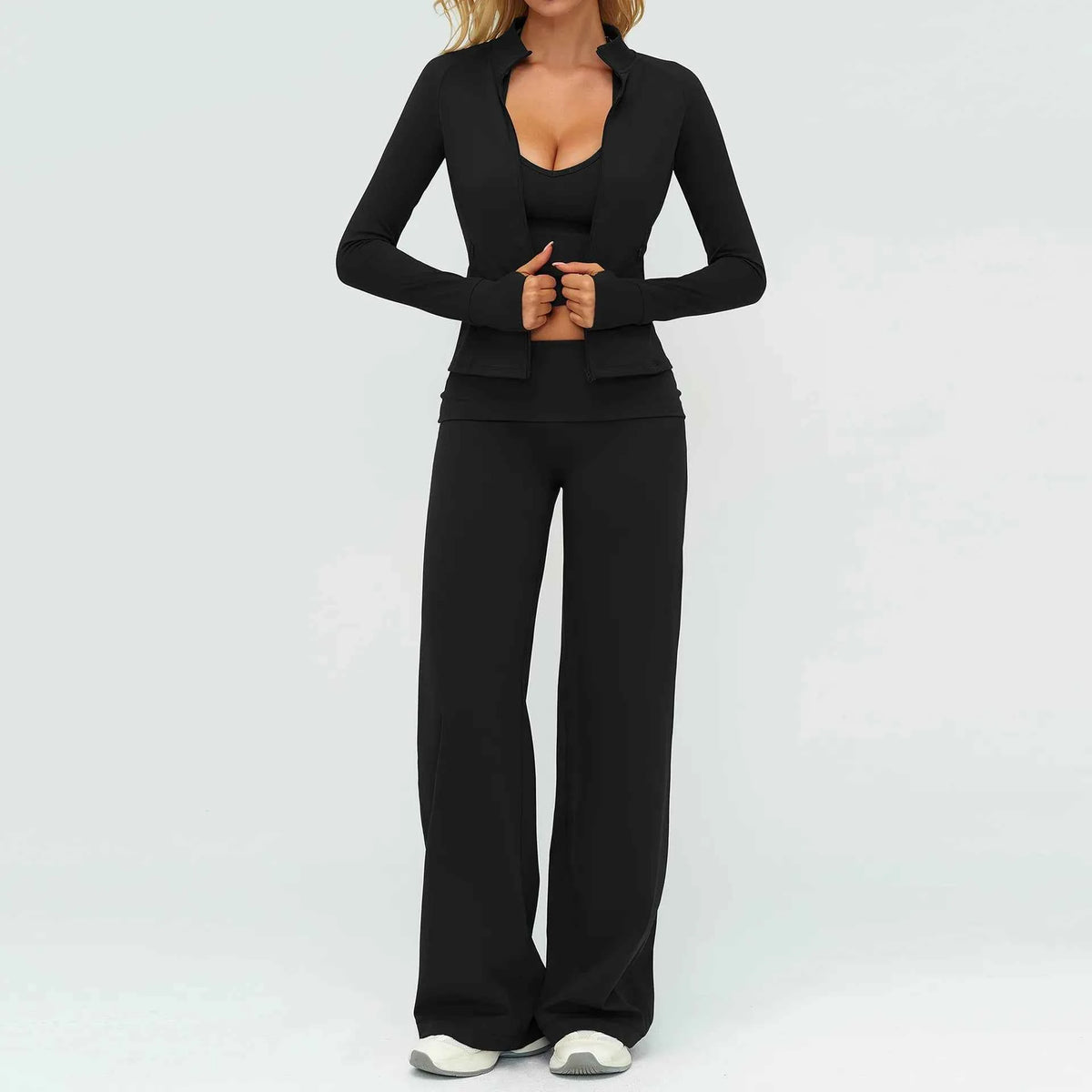 Womens Casual Yoga Tracksuit Set