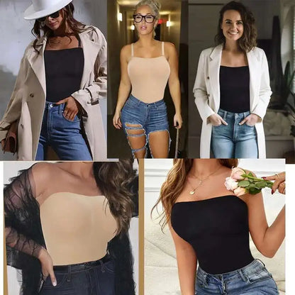 Strapless Seamless Tummy-Control Bodysuit - detail