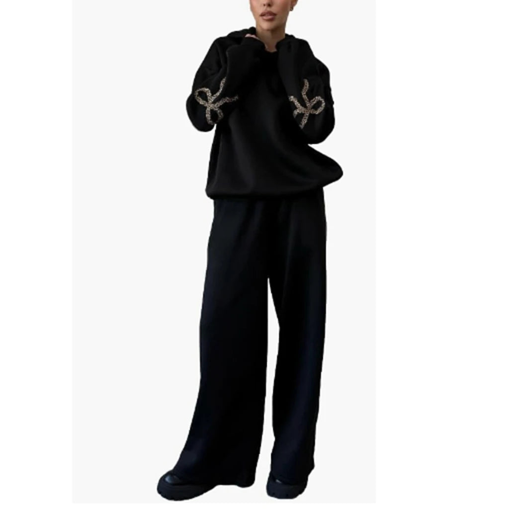 Bellanica - Y2K Bow Hoodie & Pants Set