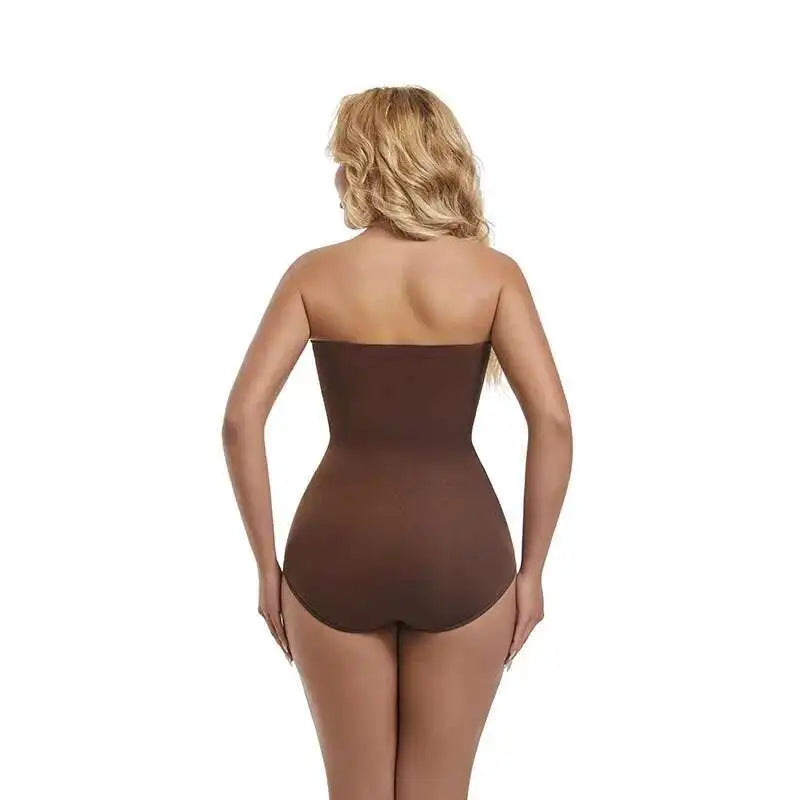 Body gainant sans bretelles et sans couture pour femme - Bellanica